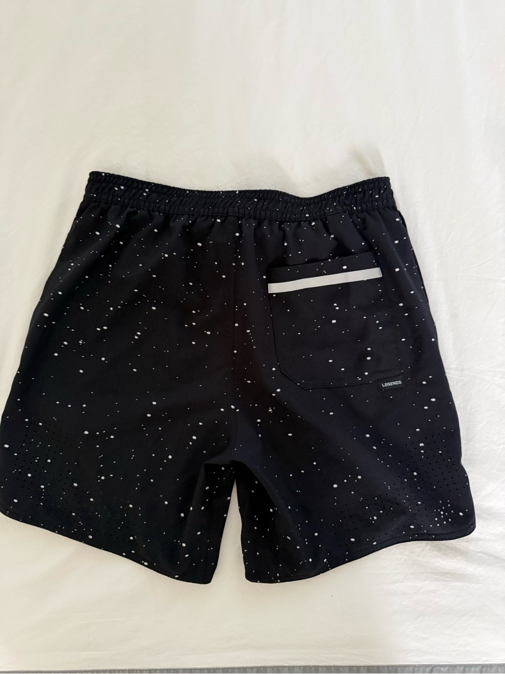 Little Legends Luka Kids' Black Splatter Shorts - Picture 3 of 3
